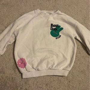 Next Cream Sweatshirt with Graphic Design